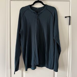 lululemon athletica navy Long Sleeve Henley